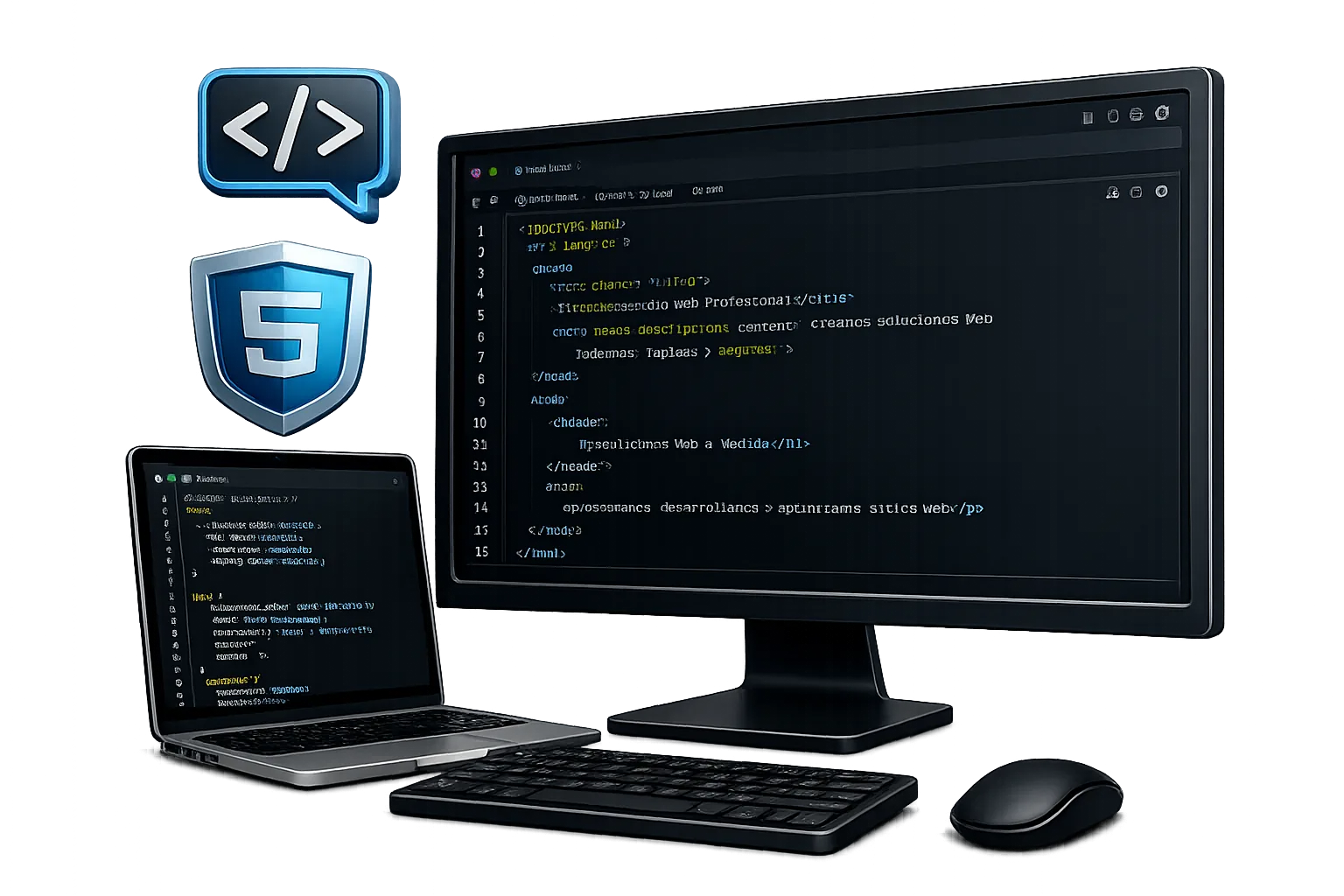 Icono diseño web